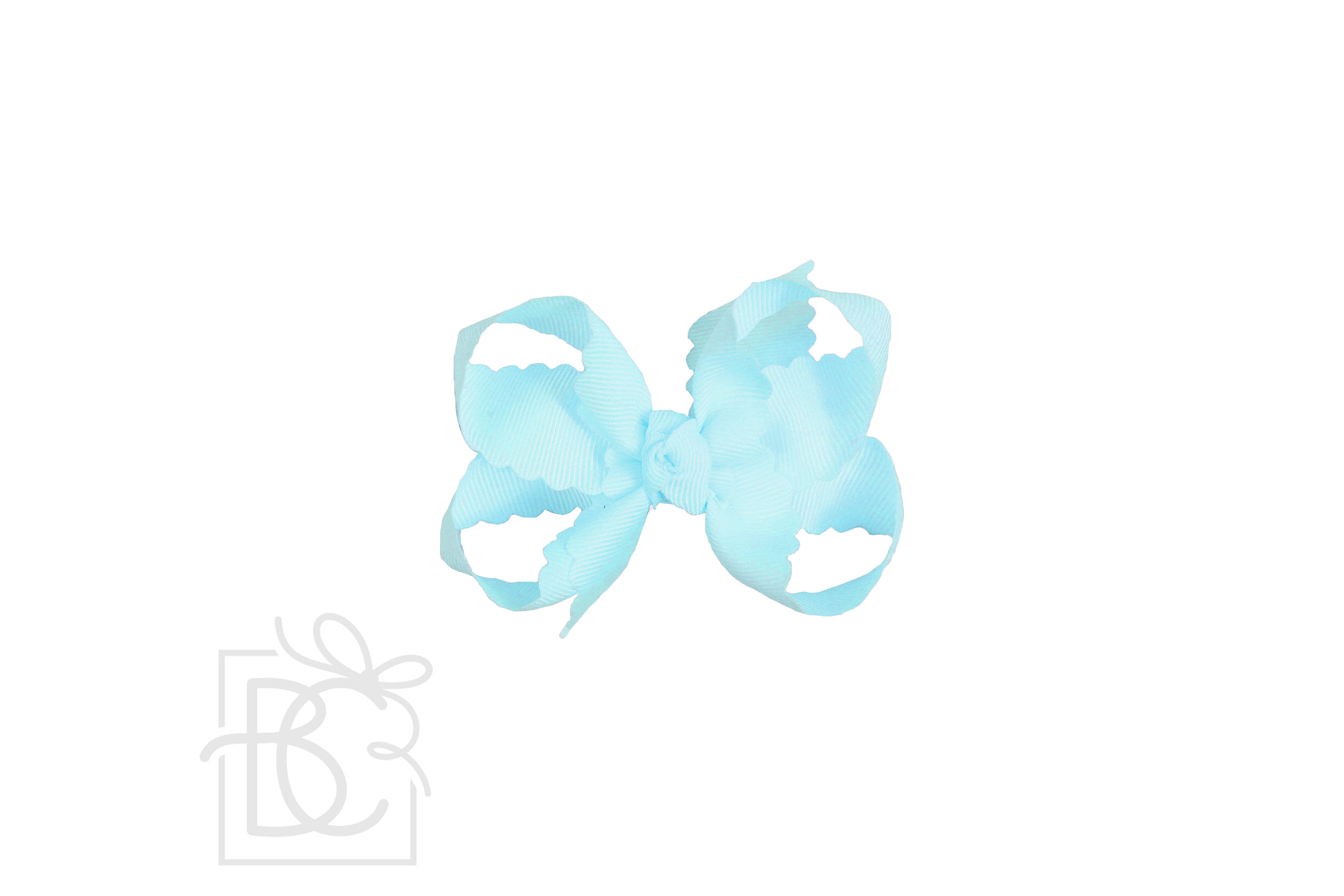 Beyond Creations, LLC – wholesale Hair bow – Kids – SCALLOPED EDGE BOW6