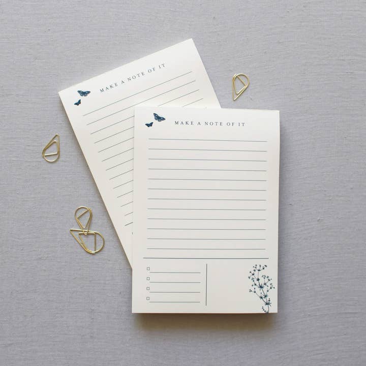 Make a Note of It // Notepad for wholesale by Jen Simpson Design