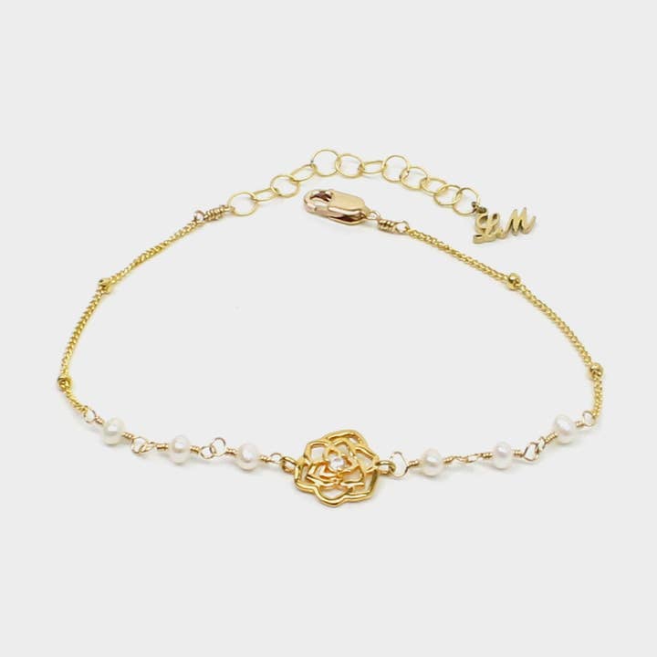 Bracelet Rose pour la vente par LA MENO