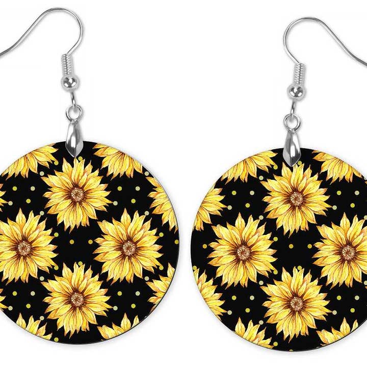 Boucles d'oreilles tournesol pour la vente par JAC Wholesale