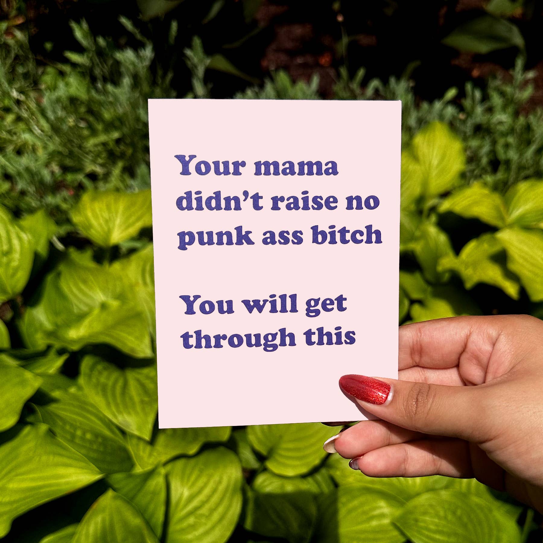 xou - Wholesale Everyday Greeting Card - Punk Ass Bitch Card1