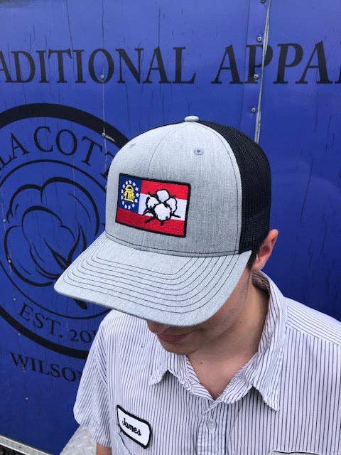 Bella Cotton – Großhandel Trucker-Cap – Unisex – Hut mit Baumwollflagge Georgia State0