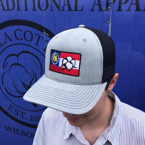 Bella Cotton – Großhandel Trucker-Cap – Unisex – Hut mit Baumwollflagge Georgia State0