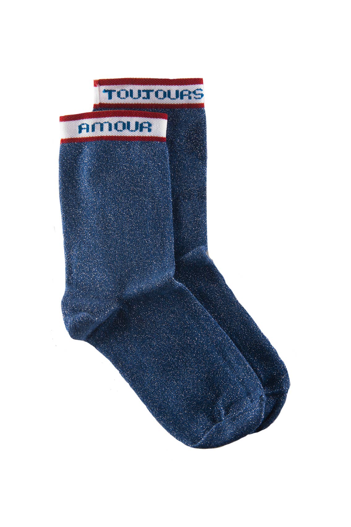 Maison Causettes - Wholesale Sokken - Dames - Lurexsokken van biologisch katoen voor dames - Josette L'Amour