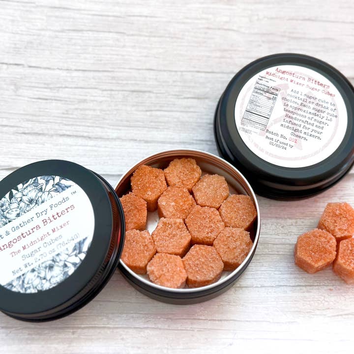 Hunt and Gather Dry Foods - Wholesale Sugar/Sweetener - The Midnight Mixer Angostura Bitters Sugar Cubes4