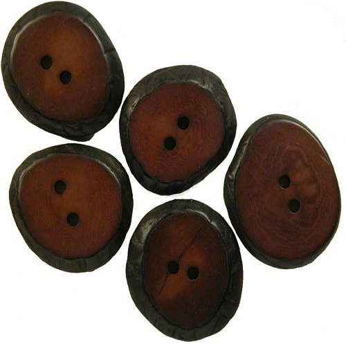 One World Projects - Wholesale Sewing Button/Snap - Small Tagua Sliced Buttons17
