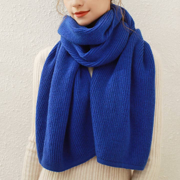 Dipped Shop - Wholesale Scarf - Women's - Solid Color Simple Knit Scarves DPKS1005