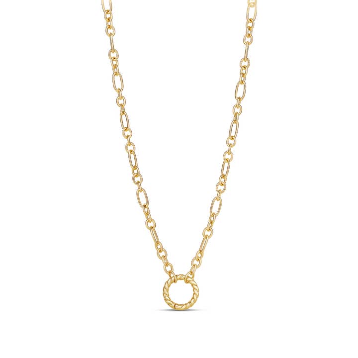 Gedraaide Druksluiting Schakelketting voor wholesale door JTG Jewelry