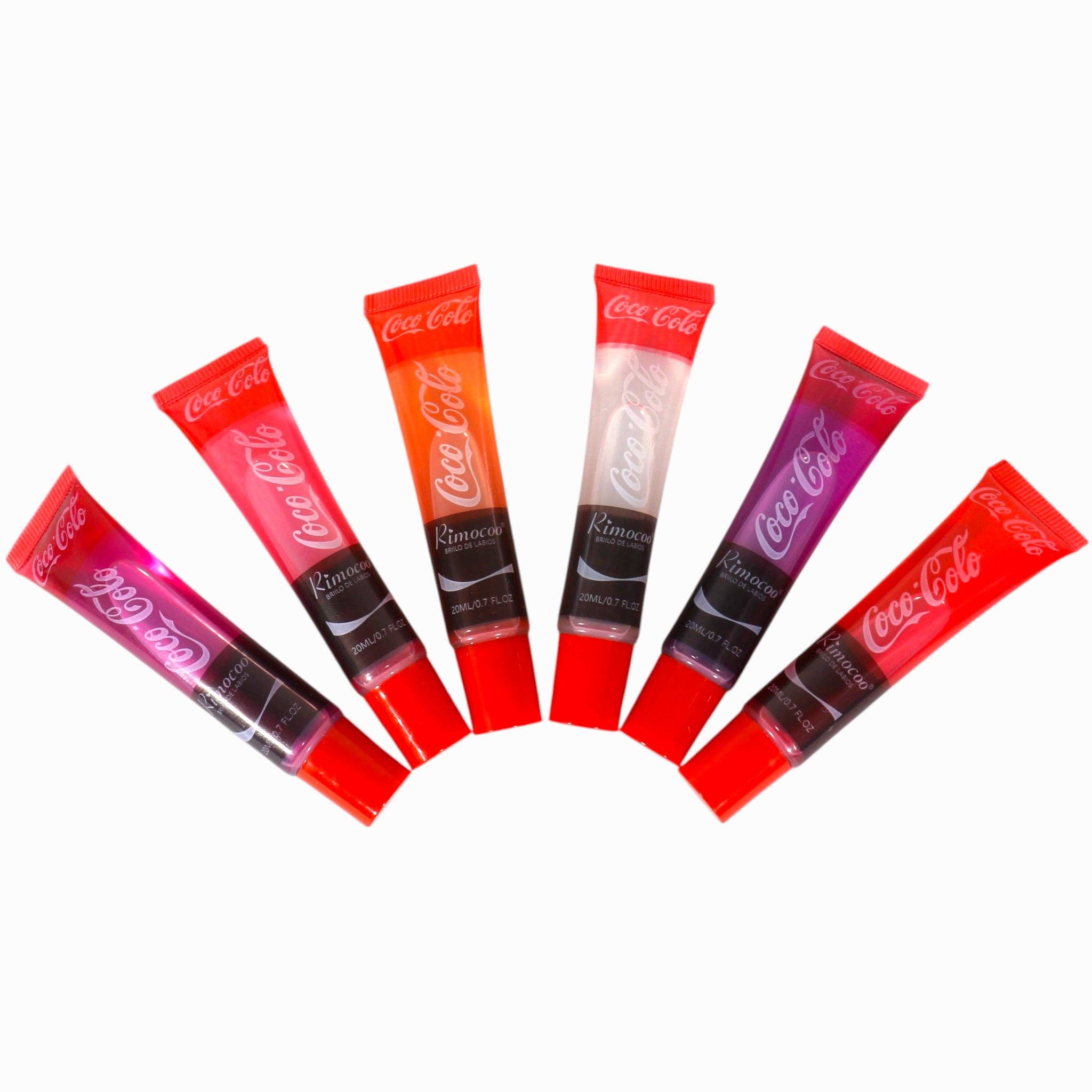 ASSORTED Funny Soda Lip Oil D2356 (24PC) for wholesale on Faire9