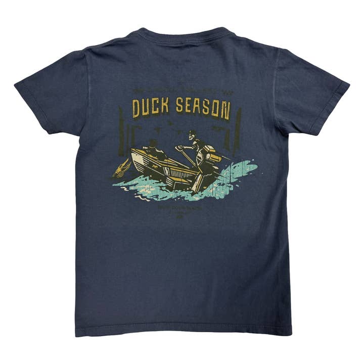 Temporada de Patos - Azul Marino MC (JUVENIL) para venta al por mayor de Back Down South Clothing