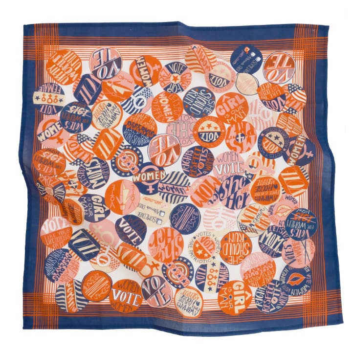 Handker Bandanas - Wholesale Bandana - Women's - No. 050 Votes for Women Bandana 2024 Edition0