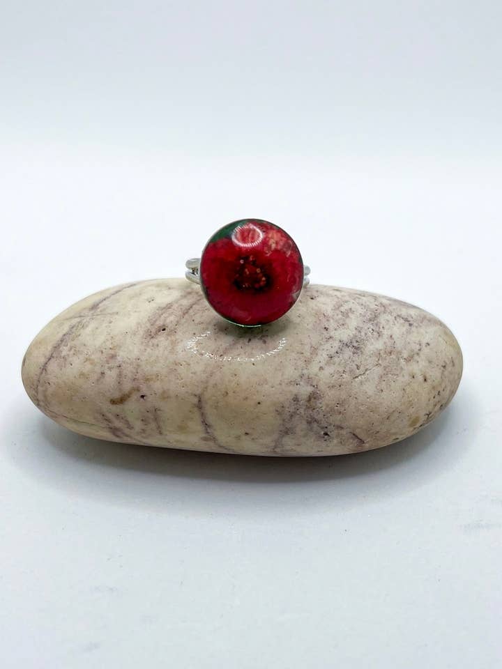 Rigtig rose justerbar ring sæt af 2 for engroshandel hos Vivian Treasury