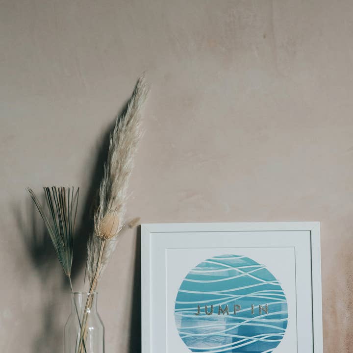 Slow Sunday - Wholesale Art Print - ‘Jump In’ Ocean Wave Metallic Limited Edition Fine Art Print2