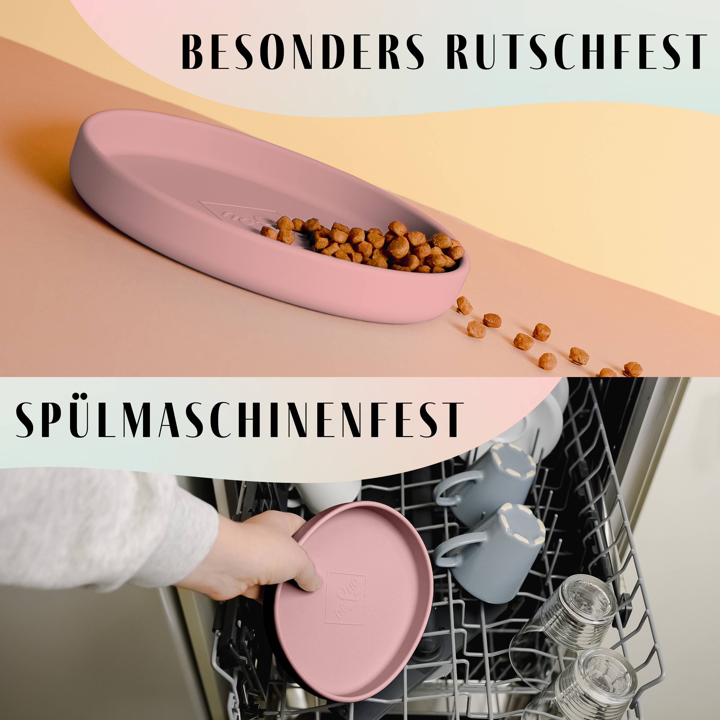 ne&no - Wholesale Pet Bowl - Cat/Dog - ne&no® Cat Silicone Feeding Bowl: whisker-friendly10