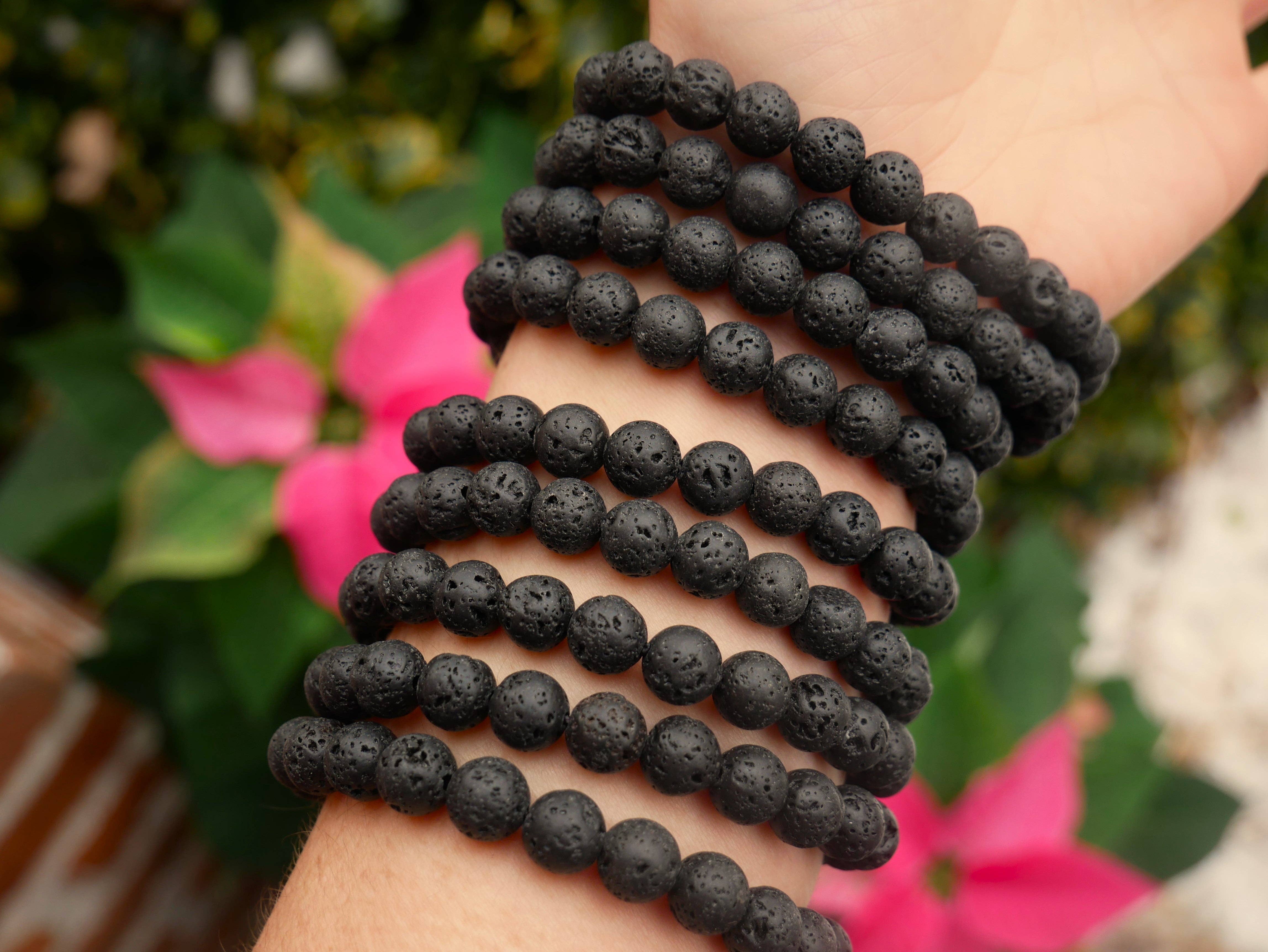 The Healing Sanctuary - Wholesale Beaded Bracelet - Lava Beaded Bracelets 8mm2