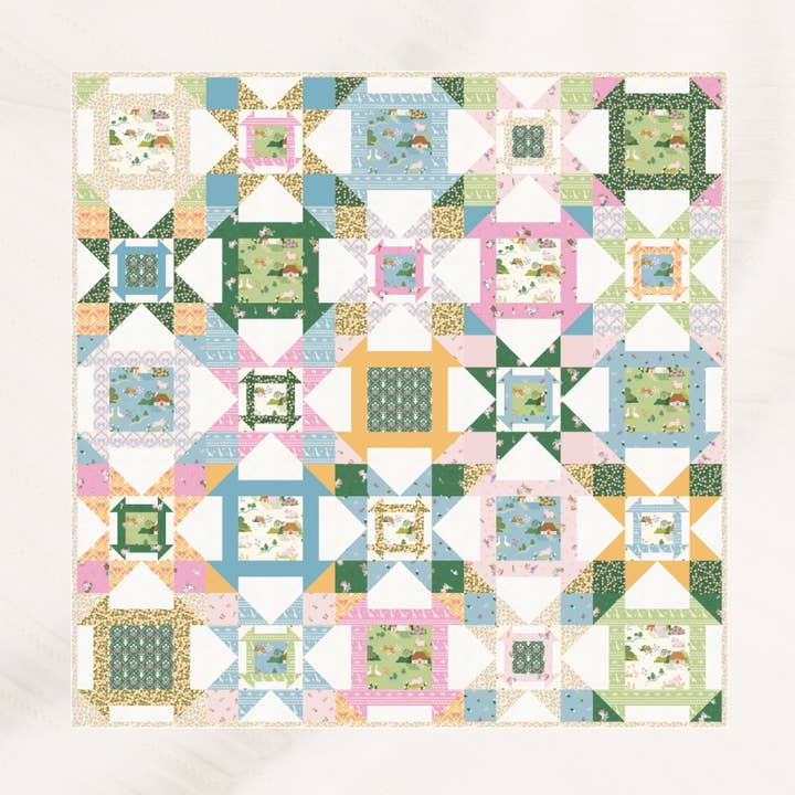 Country Churn Quilt Pattern for wholesale by Bre T Quilt Designs