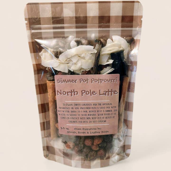 Shoots, Roots & Leather Boots - Wholesale Potpourri - Potpourri Simmer Pot- North Pole Latte 3.5 oz.  0