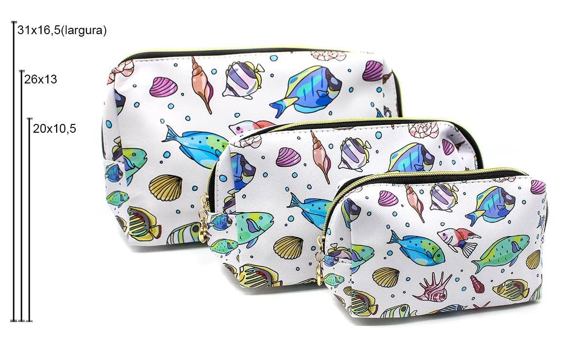 Esoterica Arte – wholesale Påse - Dam – Polyesterväska 3st 31x16, 5cm/26x13cm/20x10, 5cm #110