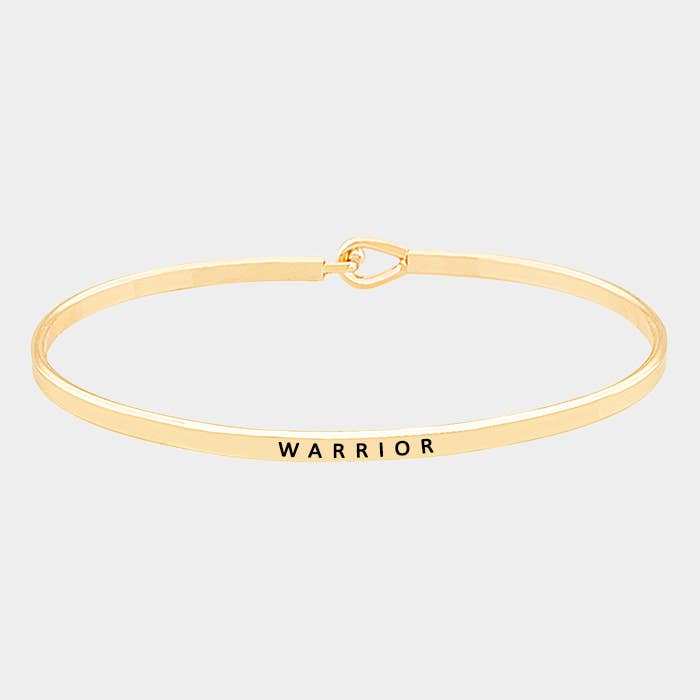 Warrior Brass Thin Metal Hook Bracelet
for wholesale by Sensibling Corp.