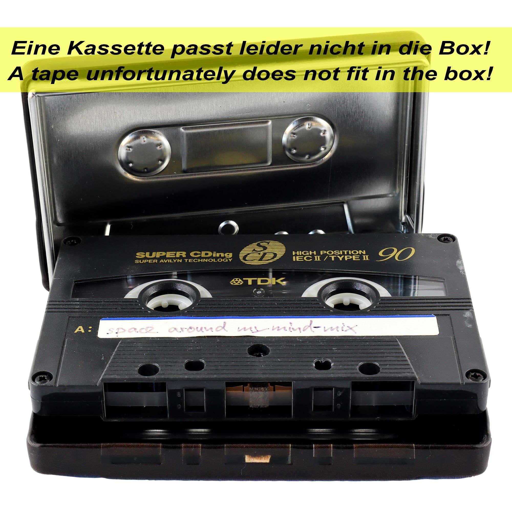 Tribal Trade GmbH - Vente Boîtes - Boîte en métal style cassette mixtape 013