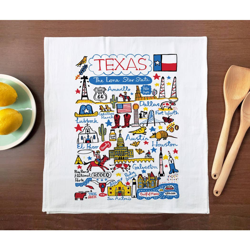 Allport Editions - Wholesale Tea Towel - Statescapes Towel Series - see all 29 States!24