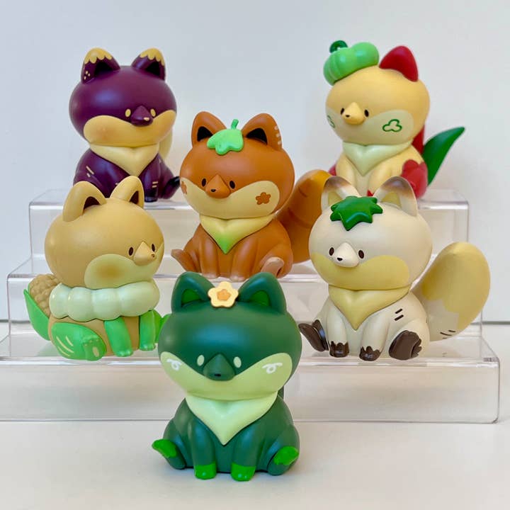 73123 Vegetable Fox Garden Blind Box-6 for wholesale by BCmini