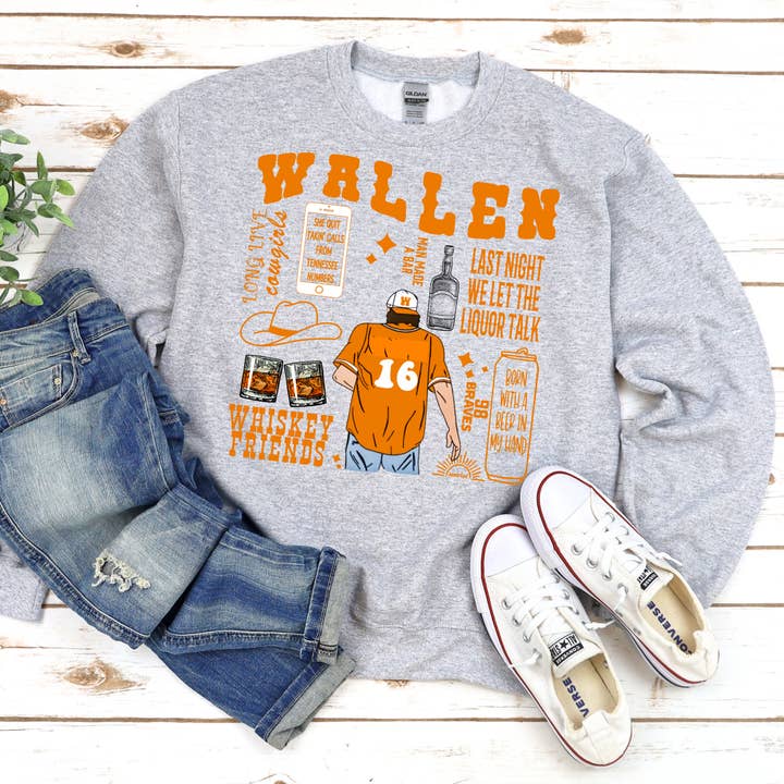 Tennessee | Wallen | Rocky Top | Sweatshirt for wholesale by The American Honey
