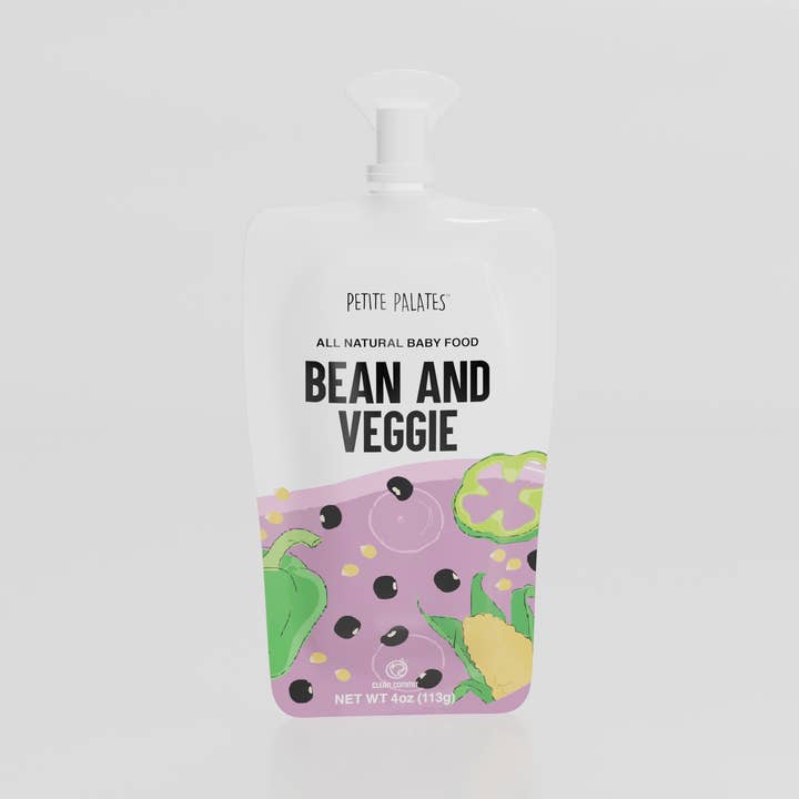 6 Pack of Organic Black Bean and Veggie for wholesale by Petite Palates