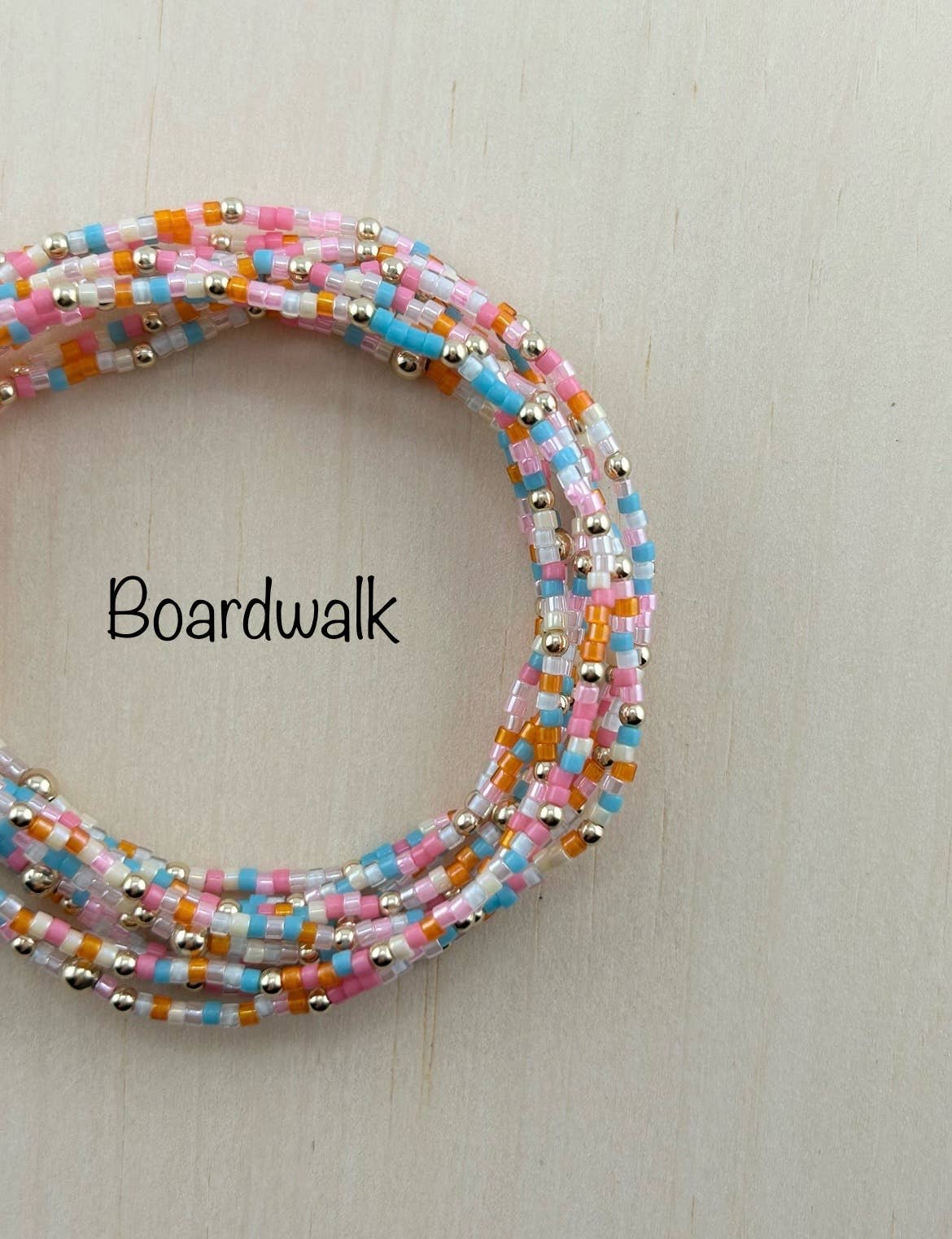 Back Bay Bead Company - Wholesale Beaded Bracelet - Stretchy Seed Bead Bracelets Gold Fill Gifts for Her Jewelry30