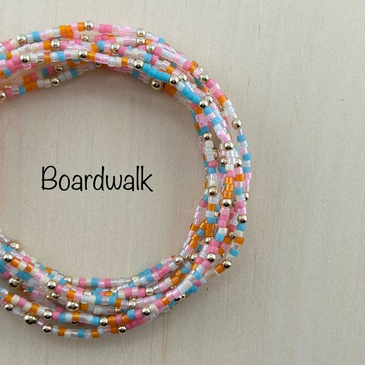 Back Bay Bead Company - Wholesale Beaded Bracelet - Stretchy Seed Bead Bracelets Gold Fill Gifts for Her Jewelry30