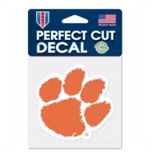 Clemson Tigers Perfect Cut Decal for wholesale by Turnovers Inc