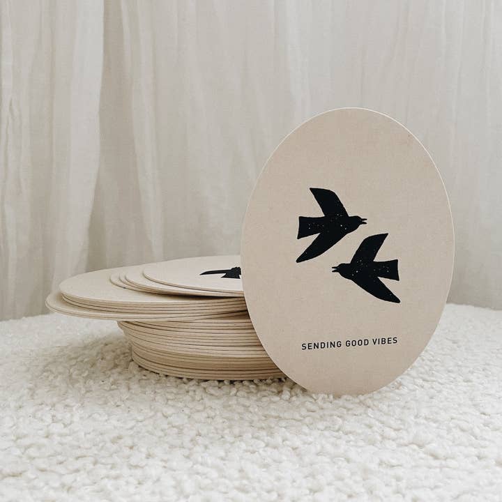 OAY.PAPER - Wholesale Everyday Greeting Card - Postcard wood pulp cardboard - Sending good vibes1