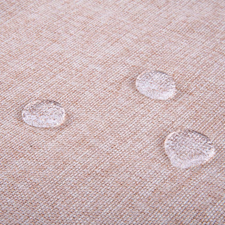 Nappe en lin synthétique beige pour la vente par STP