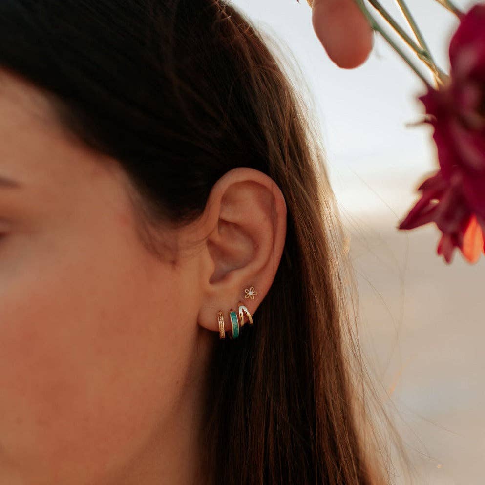 Mauve Jewelry Co. - Vendita all'ingrosso Orecchini a cerchio - Orecchini a cerchio doppi Sadie4