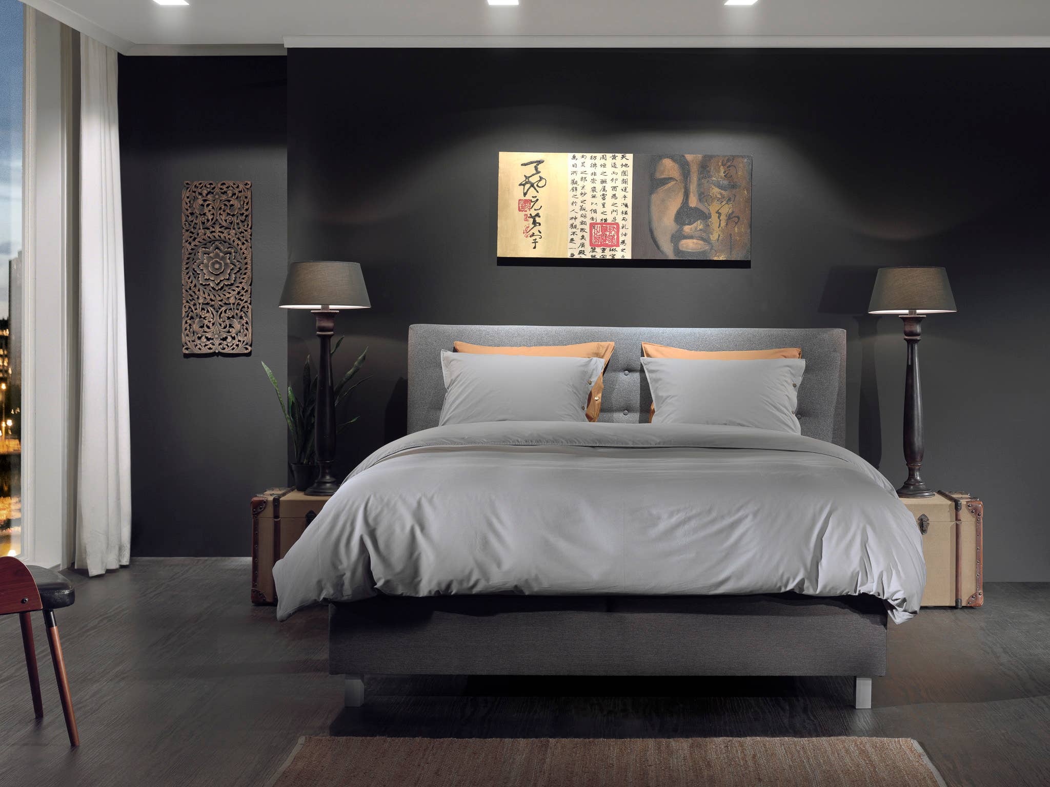 Heckettlane - Wholesale Bedding Set - Percale Bettwäsche (German version) 155 Steel Grey2