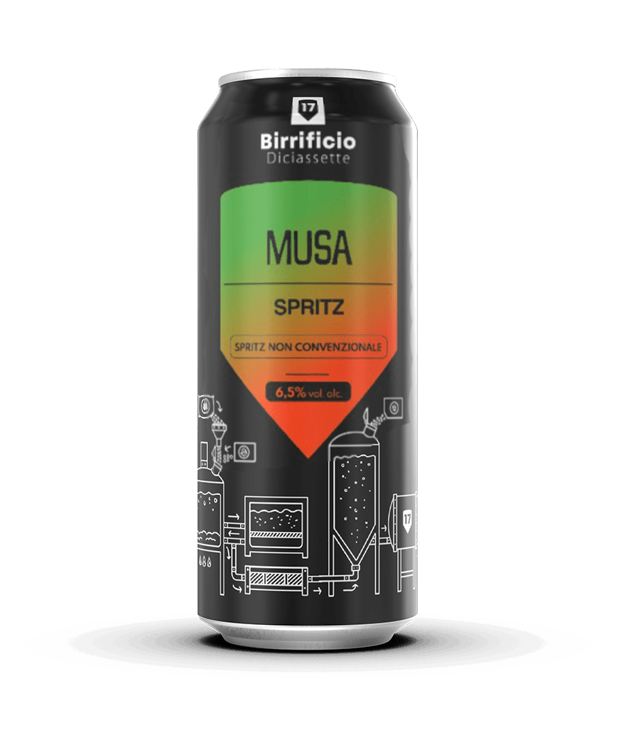 Birrificio 17 - Wholesale Non-Alcoholic Aperitif/Mocktail - Musa Spritz, cocktail with craft beer, 100% Italy0