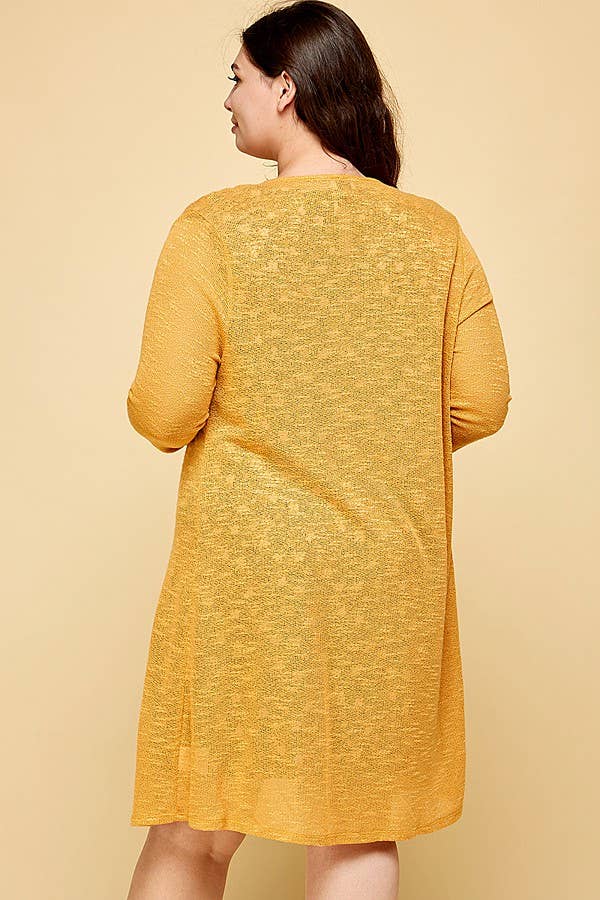 Winslow Collection - Vente Ensemble haut et jupe - Femme - ENSEMBLE ROBE GRANDE TAILLE A LINE AVEC CARDIGAN A459866E98X2