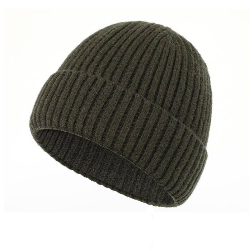 MKS America - Wholesale Beanie - Women's - Classic Solid Color Ribbed Knit Beanie Winter Warm Hat12