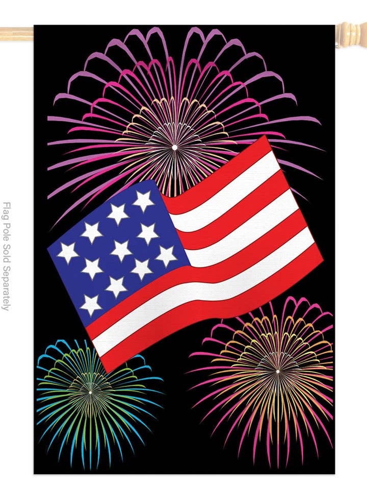 Bandera de Estados Unidos Fuegos Artificiales Cuatro de Julio Usa Old Glory American Eagle para venta al por mayor de Two Group Flag Co