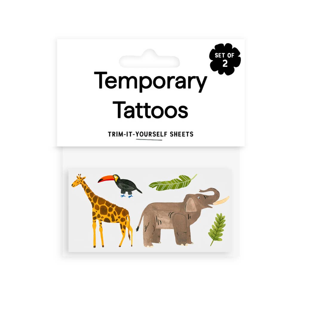 Saint Tattoos - Vendita all'ingrosso Tatuaggio temporaneo - Bambini - Tatuaggi temporanei Jungle1
