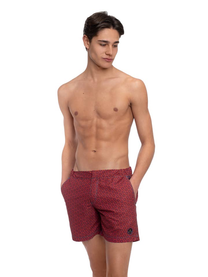 Pantalón corto de baño a medida - Sakuras in Kyoto para venta al por mayor de Poetic Tribes