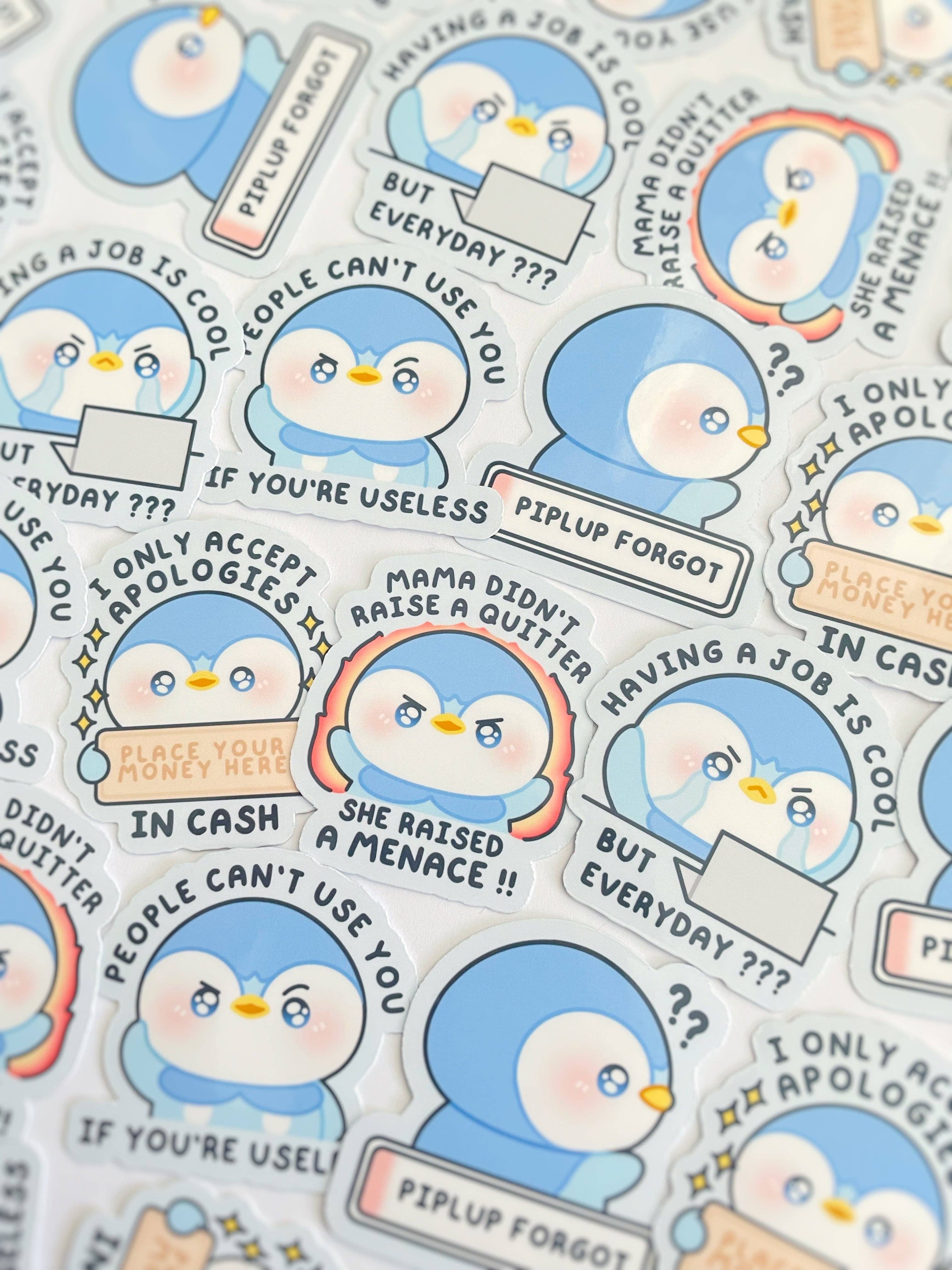 Gelly Roise - Wholesale Sticker - Piplup Waterproof Stickers6