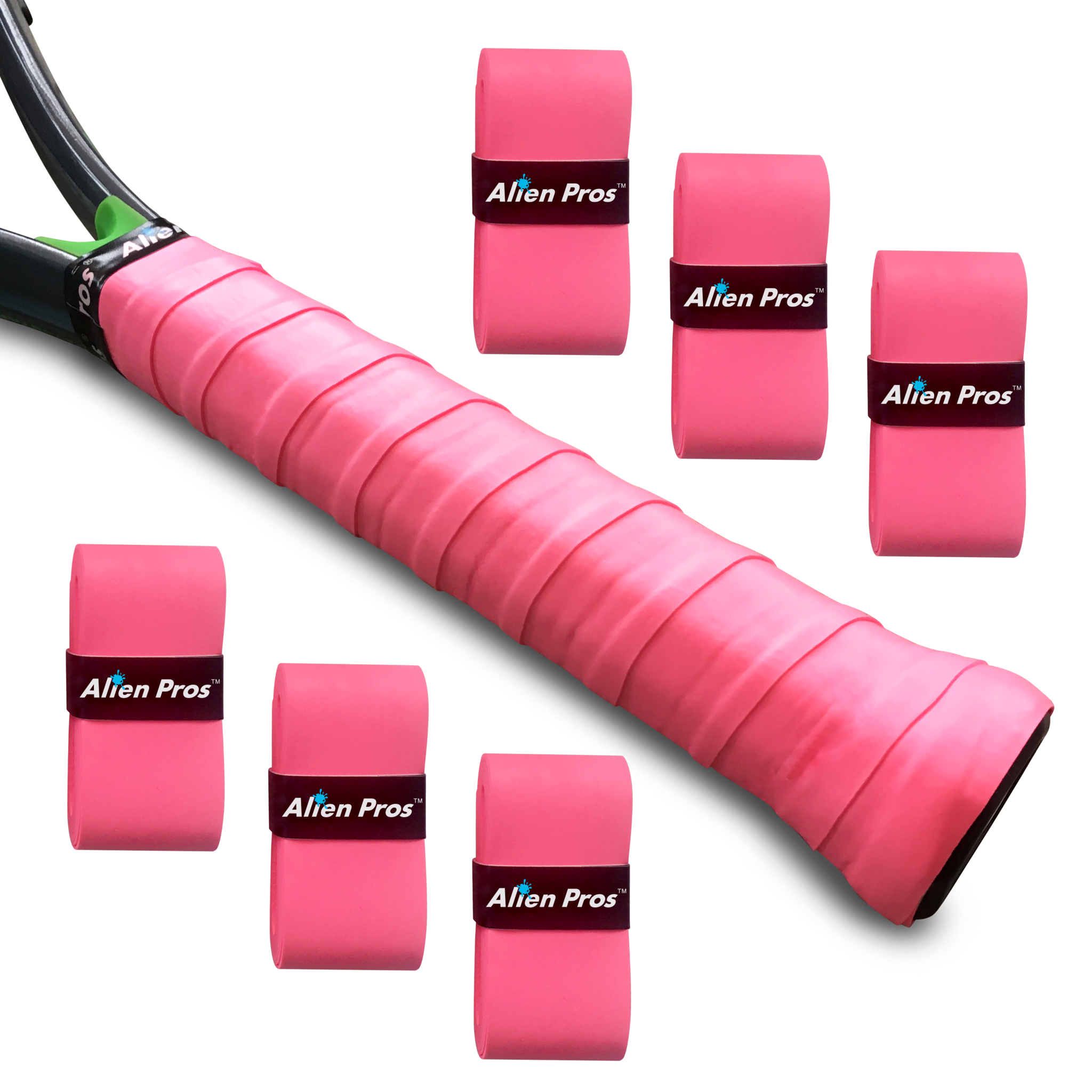 Alien Pros - Wholesale Sporting Accessories - [US] Alien Pros Tennis Racket Grip Tape Basic Dry (6 Grips)4