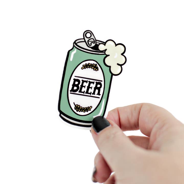 Foaming Craft Beer Can Vinyl Sticker, Beer Drinking sticker and other Purchase wholesale craft beer can. Free returns & net 60 terms on Faire trending on Faire.