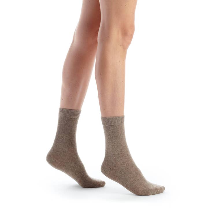 Wool Cashmere Wool String Sock for wholesale by FIL DE JOUR