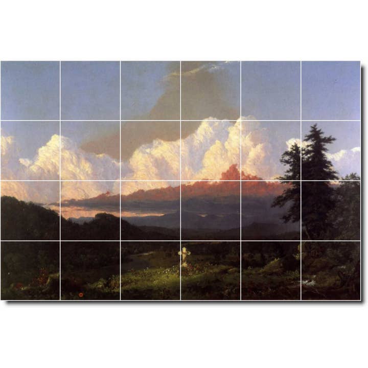 Peinture murale en céramique de paysages PT01787 pour la vente par Picture-Tiles.com