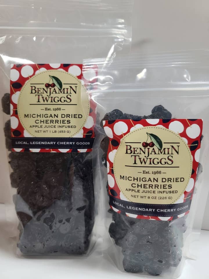8oz Dried Tart Cherries Apple Juice Infused for wholesale by Benjamin Twiggs