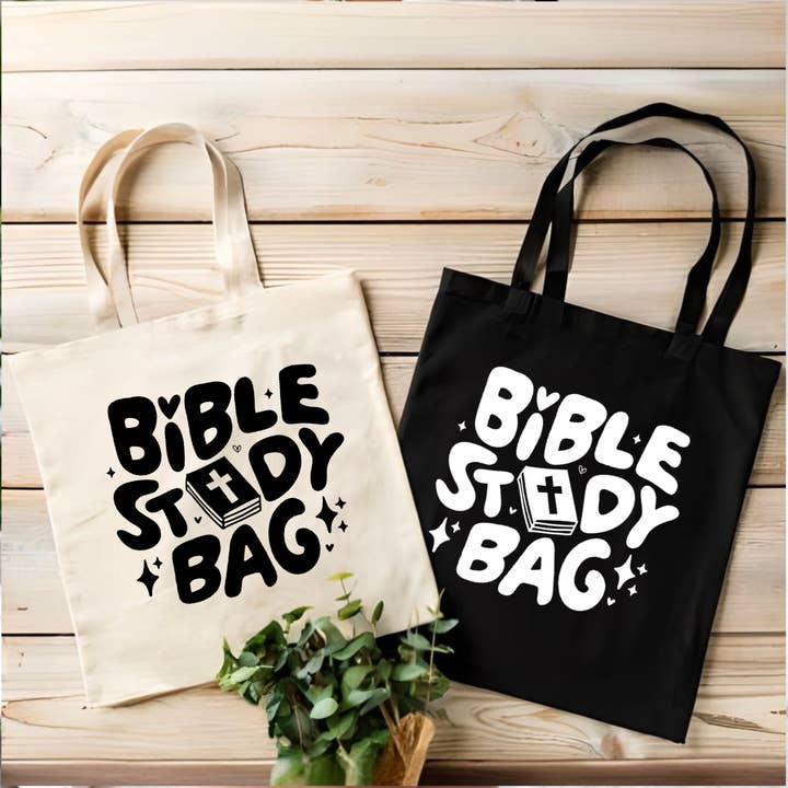 Bible Study Bag Tote Bag | Religious | Christan for wholesale by brattybloom