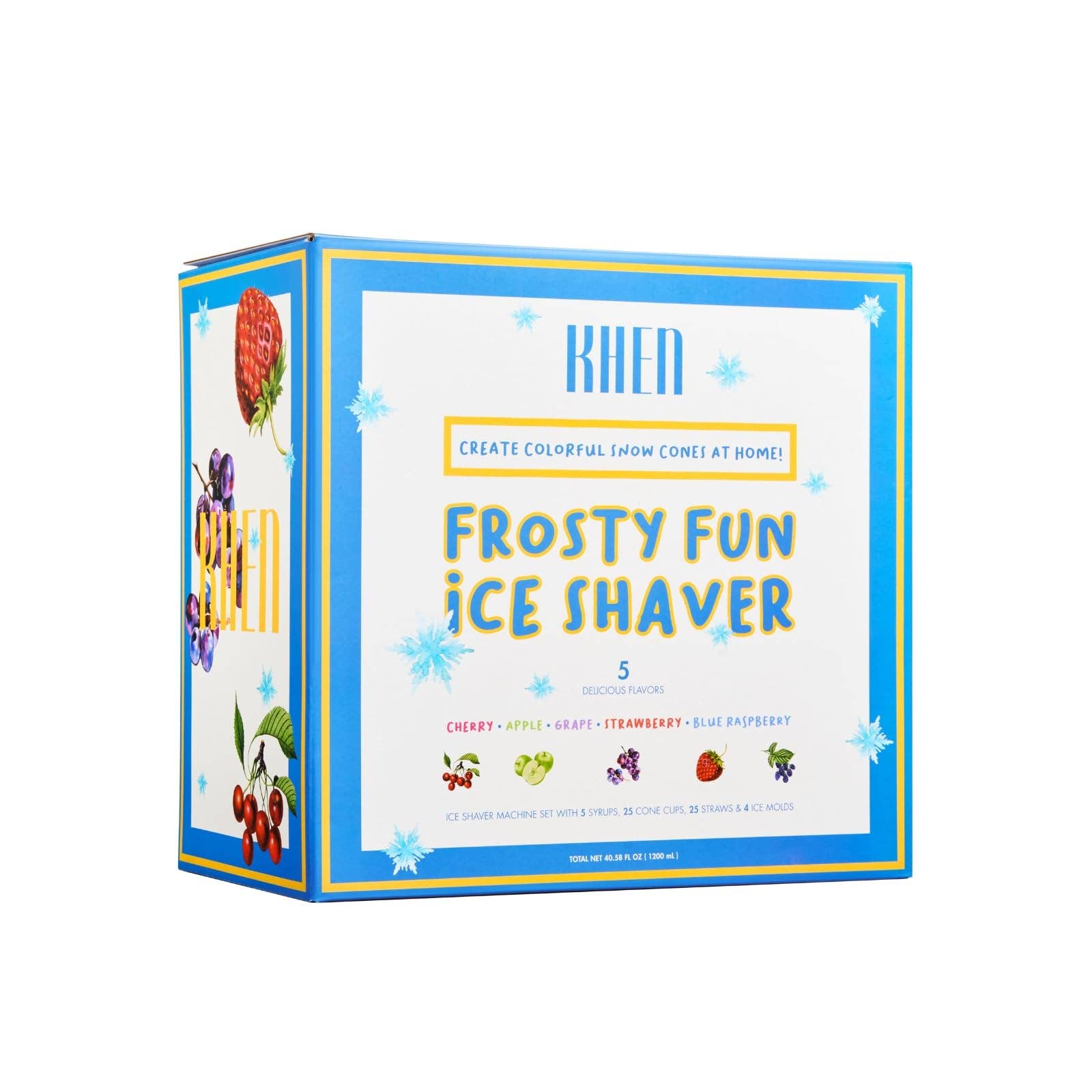 The Wine Savant /  Khen Glassware - Wholesale Kitchen Appliance - Shaved Ice & Snow Cone Gift Box – 5 Gourmet Syrups5