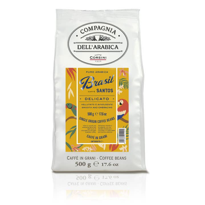 Coffee beans | Brasil Santos | 100% Arabica | 500g for wholesale by Caffè Corsini
